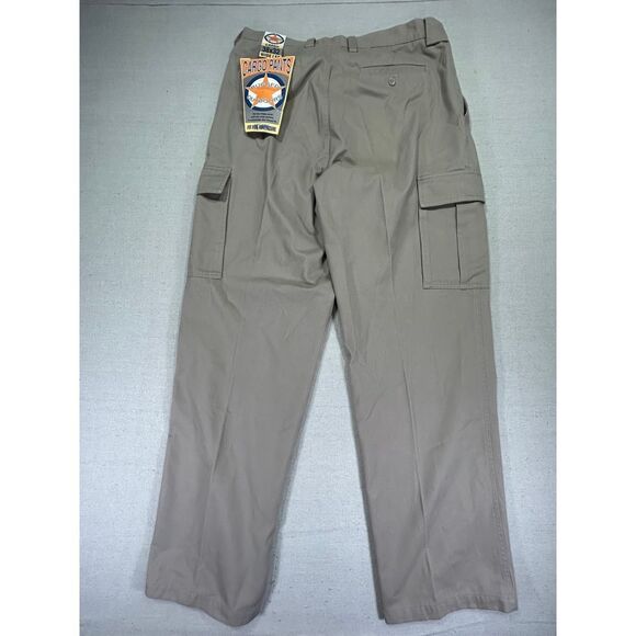 Rugged Outdoors‎ Men 38 Wide Baggy Relaxed Cargo Khaki Comfortable Pants NWTs - Picture 6 of 9